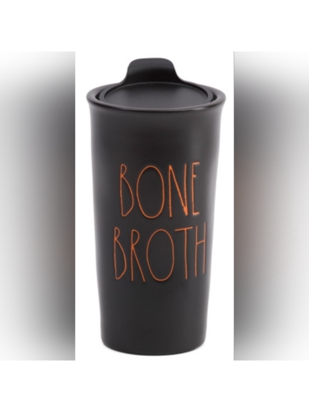 New In Box Rae Dunn BONE BROTH Travel Mug 12oz